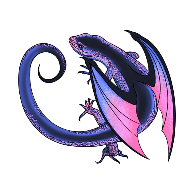 Omnisexual Pride Dragon by AlanaReneArt