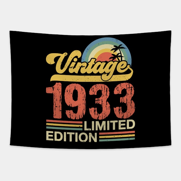 Retro vintage 1933 limited edition Tapestry by Crafty Pirate 