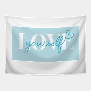 Love Yourself - Mint Tapestry