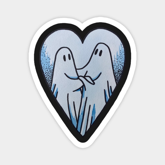 Ghost lovers Magnet by mariexvx
