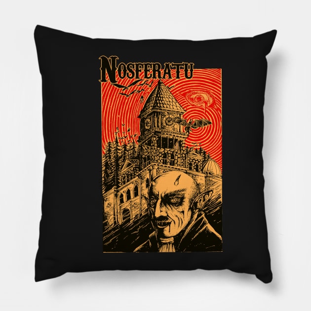 Nosferatu Pillow by iqbalgarint