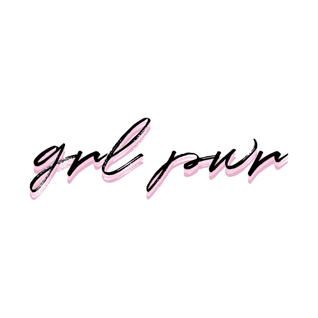 grl pwr light pink by emilykroll