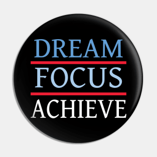 Dream and Focus Pin