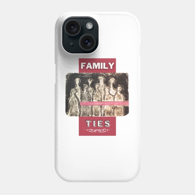 Family ties Phone Case by Jorge Ochoa ARTE