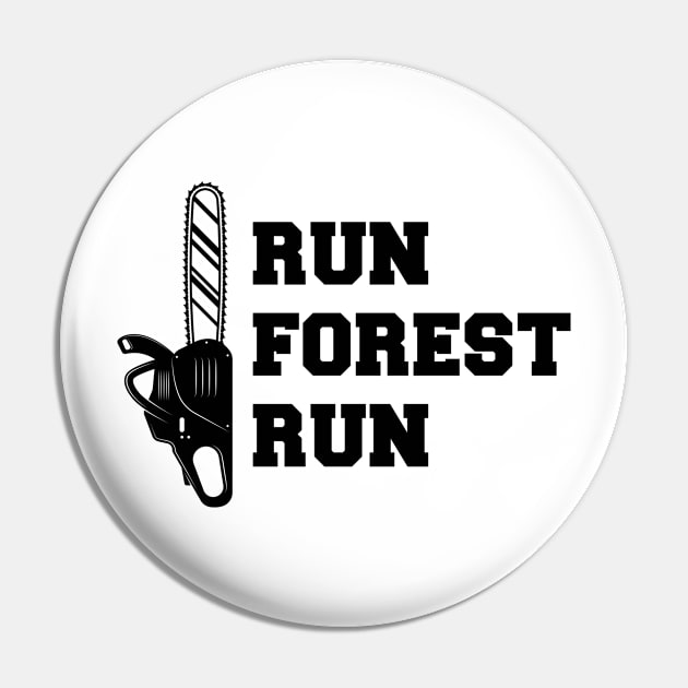 Lumberjack - Run Forest Run Pin by KC Happy Shop