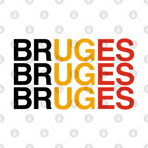 BRUGES Belgian Flag by eyesblau