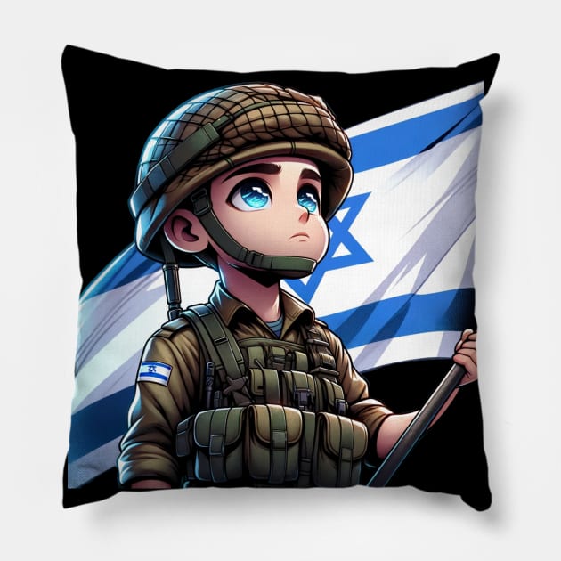 Israeli Soldier Pillow by Jaffe World