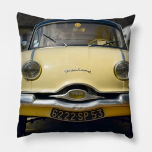 Panhard Dyna Z, vintage french car. Pillow