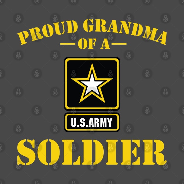 Proud Grandma of U.S Army Soldier by Litho