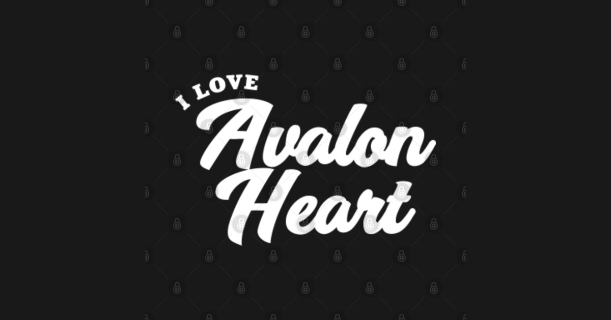 I Love Avalon Heart Porn Star Long Sleeve Shirt Teepublic Uk 