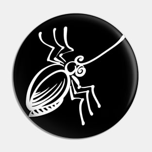 White bug 01 Pin