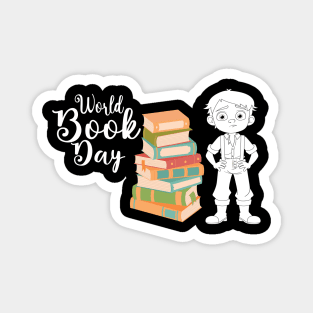 World Book Day Wimpy Funny Book Day Character Wimpy Pi Day Magnet