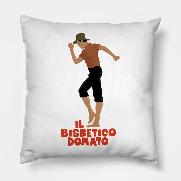 Il Bisbetico Domato Tribute: Adriano Celentano Classic Tee - The Taming of the Scoundrel Pillow by Boogosh