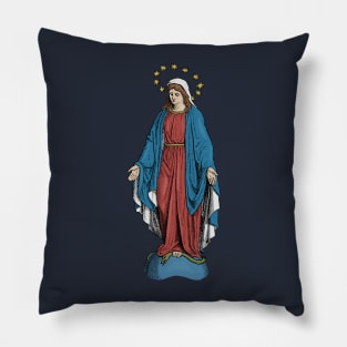 Blessed Virgin Mary Catholic Icon Pillow