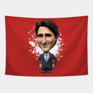 Justin Trudeau like figure Tapestry