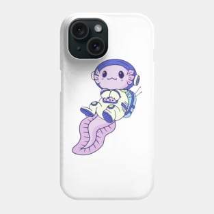 Astronaut Axolotl Phone Case