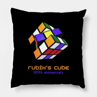 Rubic's cube 50th anniversary Pillow