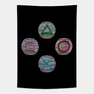 playstation button Tapestry