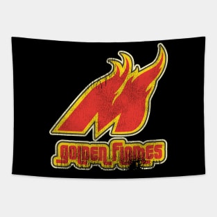 Defunct Moncton Golden Flames Hockey Team Tapestry