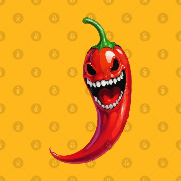 Evil hot pepper by Chiro Loco