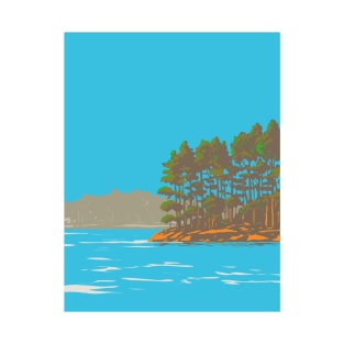 Lake Catherine State Park on South Shore of Lake Catherine Southeast of Hot Springs Arkansas WPA Poster Art T-Shirt