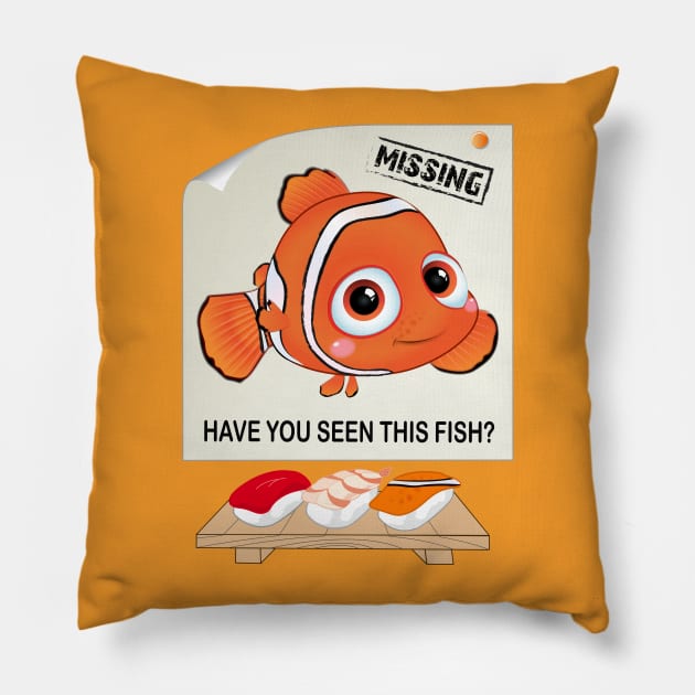 Finding Nemo. Nemo Pillow TeePublic