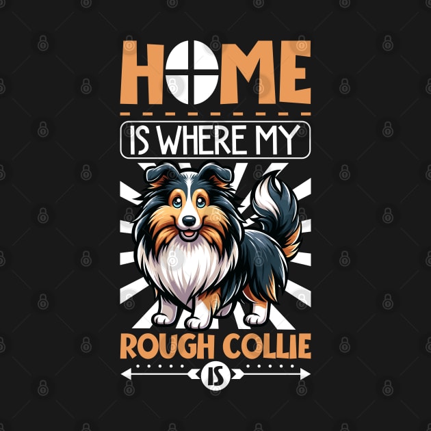 Home is with my Rough Collie by Modern Medieval Design