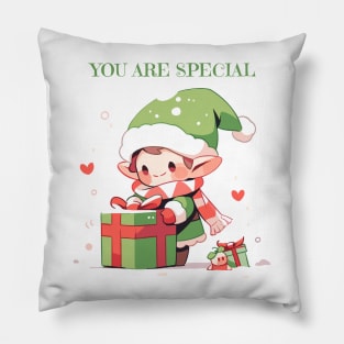 Christmas elf - You are special Pillow