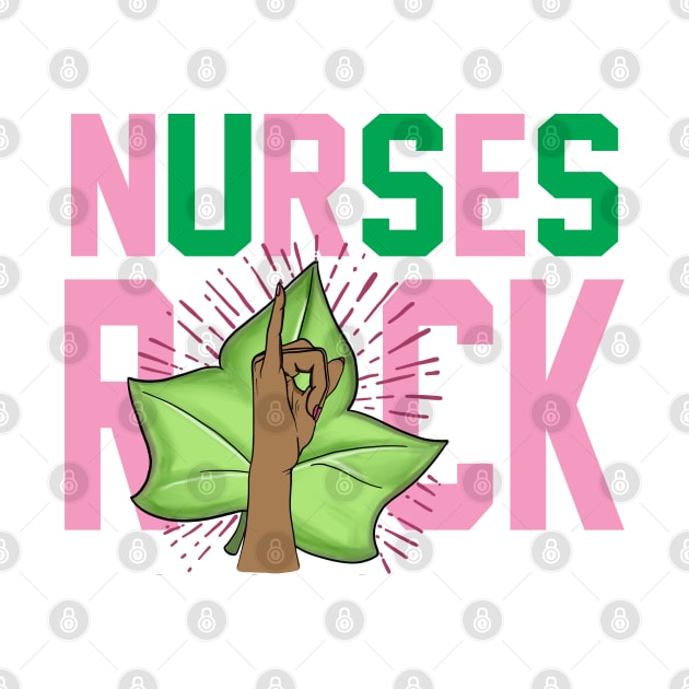 AKA Nurses Rock by Pretty Phoxie LLC