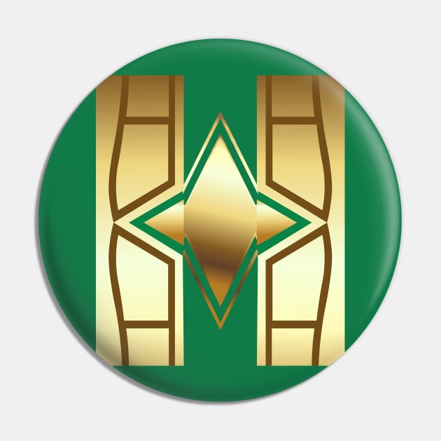 PR Ninja Storm Green Ranger Pin by mavgagliano