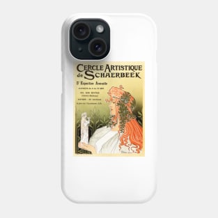 PRIVAT LIVEMONT Cercle Artistique de Schaerbeek Vintage Art Nouveau Phone Case