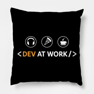 DEV AT WORK Pillow