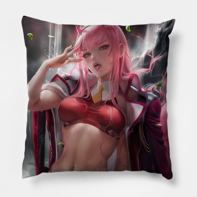 002 Franxx Pillow by Sakimi Chan Art