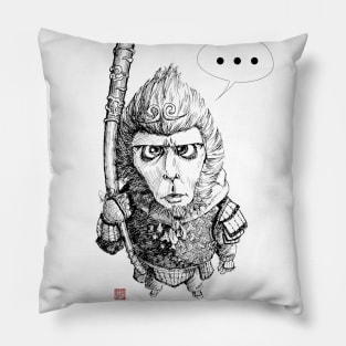 Monkey King Speechless Pillow