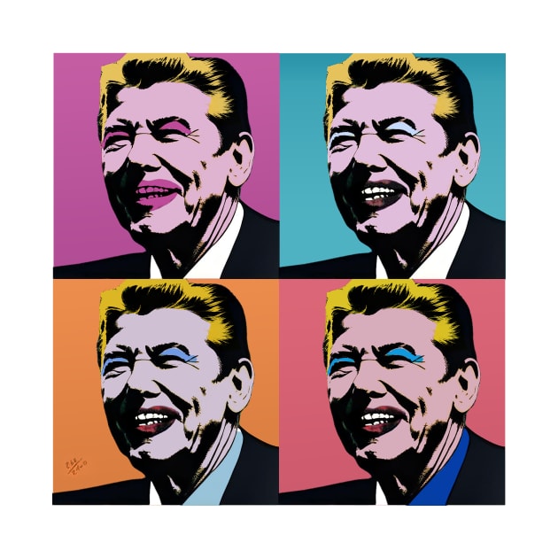Ronald Reagan Andy Warhol by hi ~ hello ~