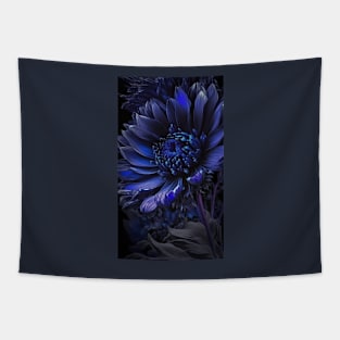 Blue Sunflower Tapestry