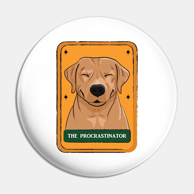 The Procrastinator Pin by Issacart