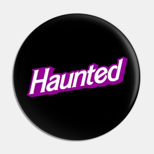 Haunted (purple) Pin