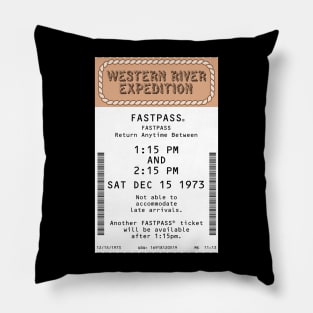 Western River Expedition Fastpass Pillow