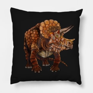 Triceratops Forest Pillow