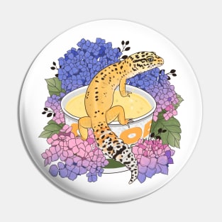 Leopard Gecko with Nacho Cheese Pin