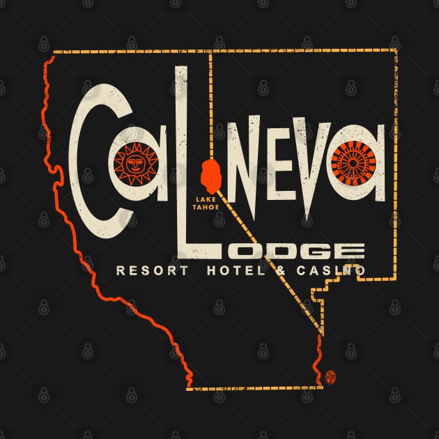 Vintage Cal Neva Lodge Resort Hotel and Casino Lake Tahoe by StudioPM71