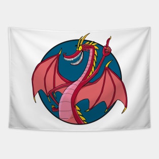 Hildegard Gretchwyrm in a circle Tapestry