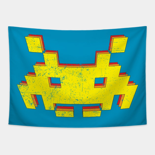 Space invaders Tapestry by spicytees