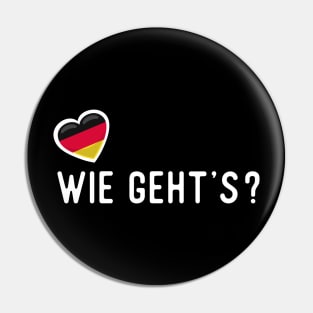 Germany Wie Geht's Pin