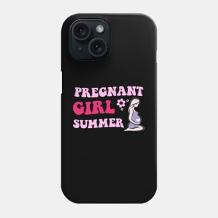 PREGNANT GIRL SUMMER Phone Case