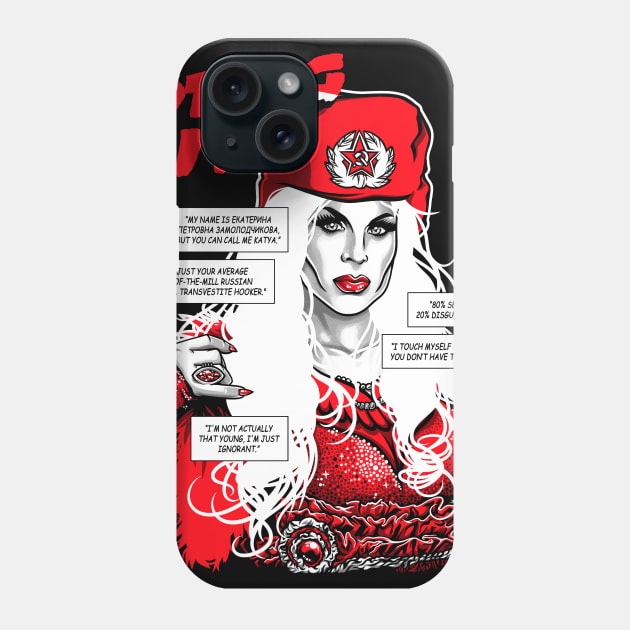 Drag City - Katya Phone Case by GillesBone