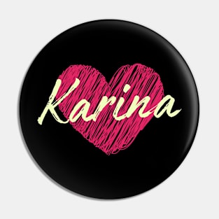 Karina Heart AESPA Pin