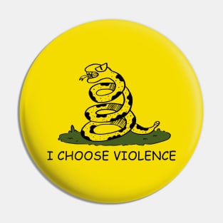 I Choose Violence Snake by Tobe Fonseca Pin