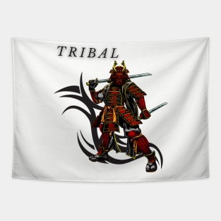 Tribal Samurai Tapestry